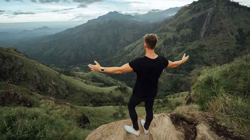 View from Little Adam's Peak in Ella, Sri Lanka