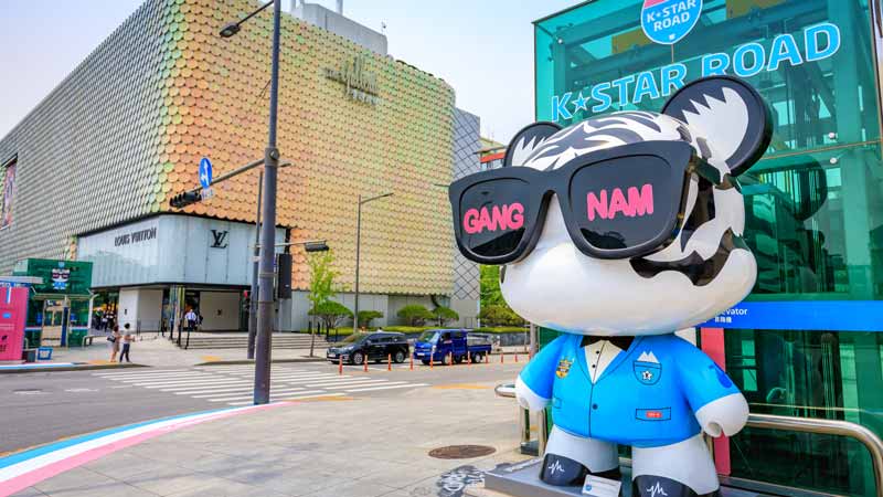 K-Star Road and the Gangnam Dolls in South Korea